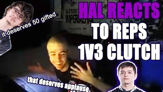 ImperialHal reacts to insane 1v3 Reps clutch live with twitch chat!