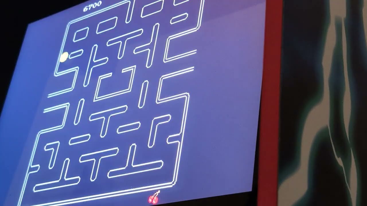 Pacman Arcade 1UP,  56,650, Raspberry Pi 4 CoinOps Legends • PB Score