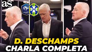 MBAPPÉ and DEMBÉLÉ! DESCHAMPS' full pre-match talk in Spanish. BRAZIL 1 - FRANCE 2