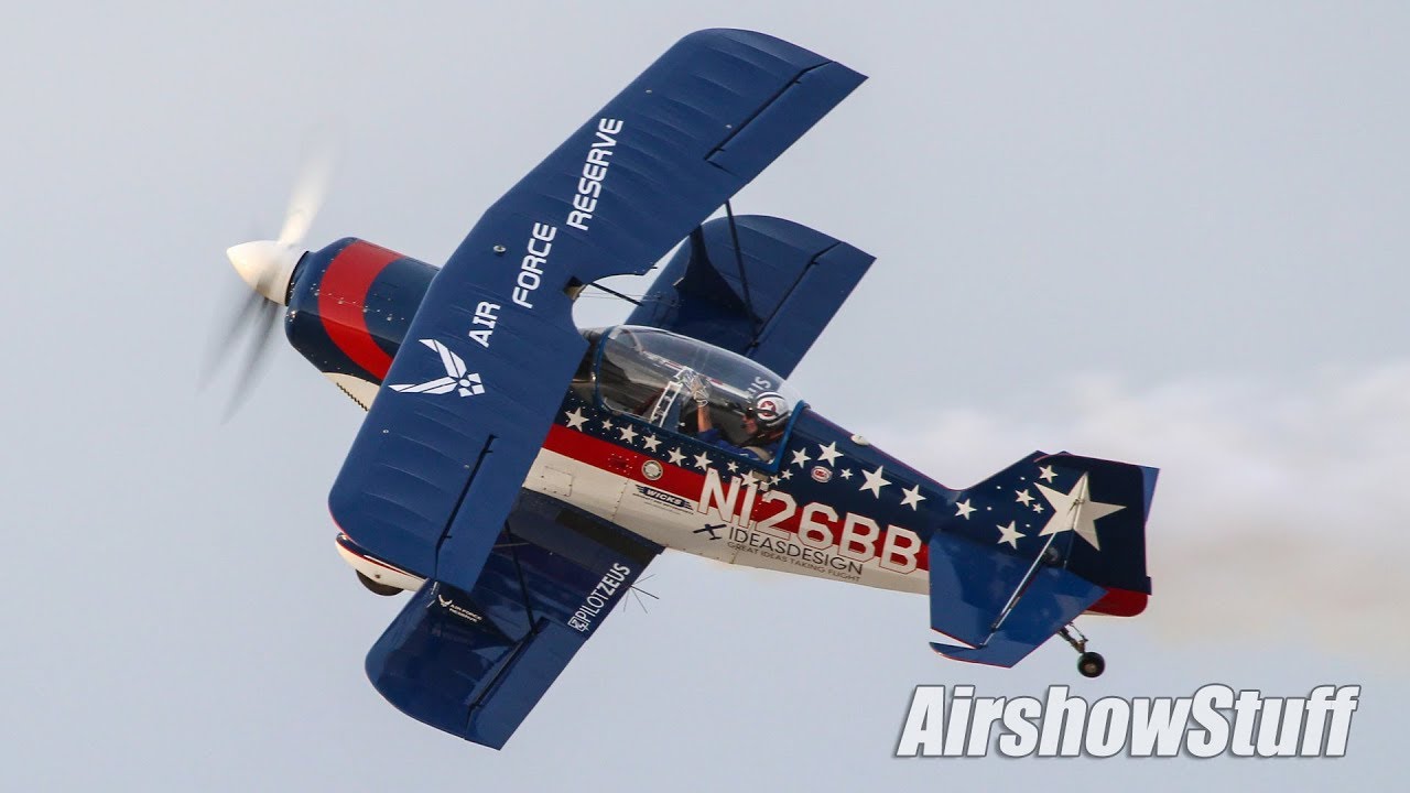 Billy Werth Pitts S-2C Aerobatics - Thunder Over Louisville 2018