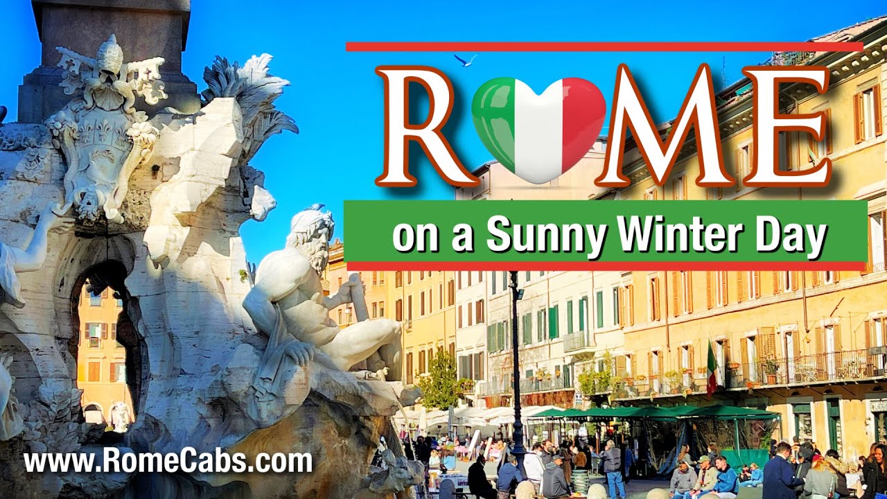 ROME on a Sunny Winter Day - RomeCabs Rome Private Tours