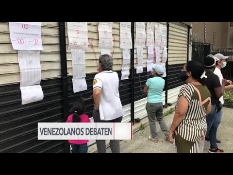 Venezolanos debaten sobre