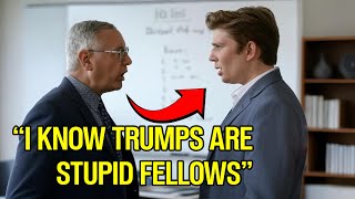 BARRON TRUMP CHALLENGED BY LIBERAL NYU PROFESSOR TO AN IQ TEST!