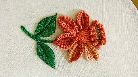 Easy Floral Embroidery Pattern You Must Try | Haelyn Embroidery