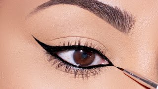 Try this technique to Apply PERFECTLY THIN Eyeliner! You’ll LOVE it!!