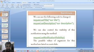ANDROID PRACTICAL 77 | USING DOWNLOAD MANAGER | PART 3 | ANDROID