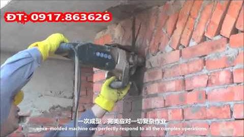 Cách điều chỉnh độ sâu rãnh và vệ sinh Máy Phay Đục Rãnh Tường Thi Công Điện Nước ,Cáp Mạng...