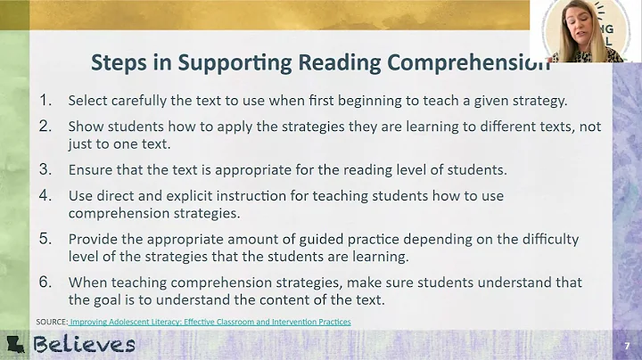 MS and HS Session 8 - Building Comprehension - Graphic Organizers