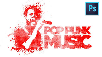 Photoshop Tutorial POP PUNK Design