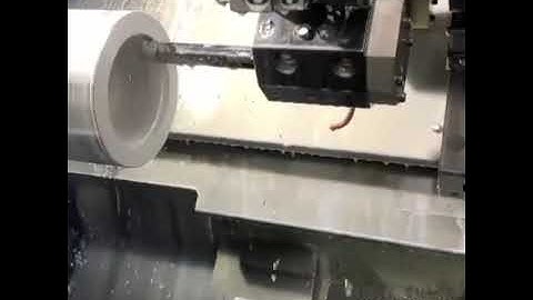 Boring Operation Perform By CNC Lathe Machine 😲