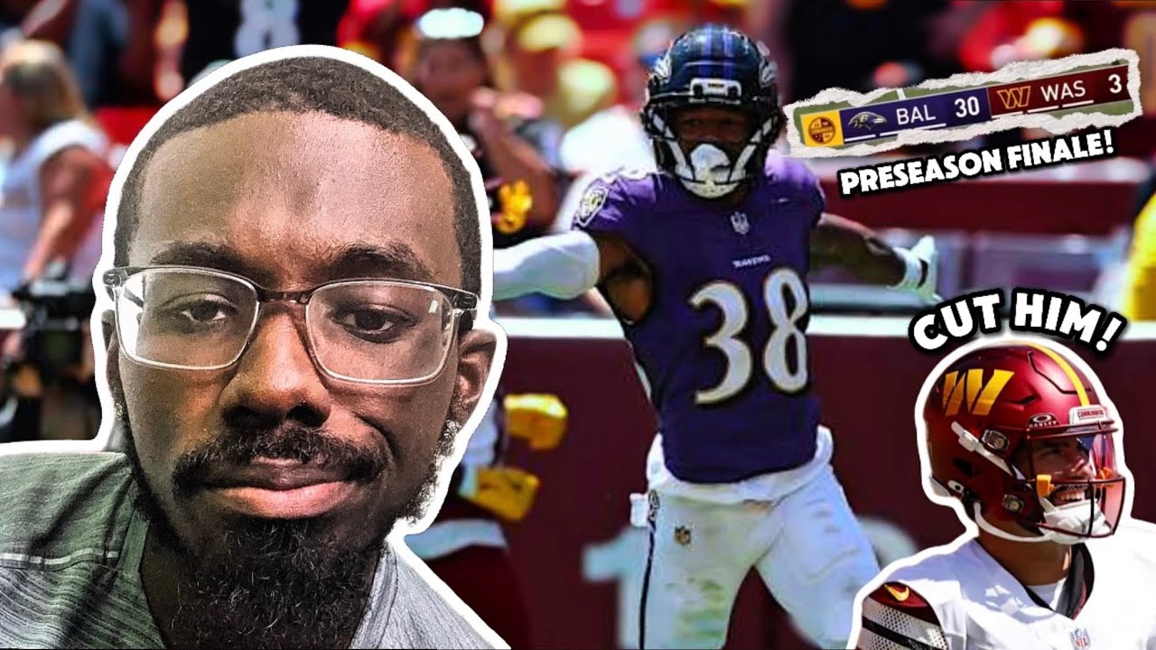 I'm Getting Worried! | Washington Commanders vs Baltimore Ravens ...