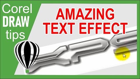 Text Effects in CorelDraw