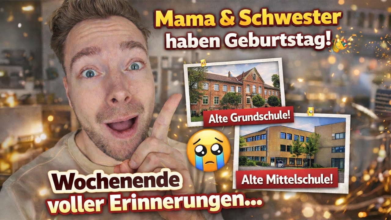 Dieses Wochenende hat alles zurückgebracht… 🥹 Geburtstage & meine alte Schule wiedersehen!