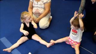 Tiny Tots Sit in Straddle