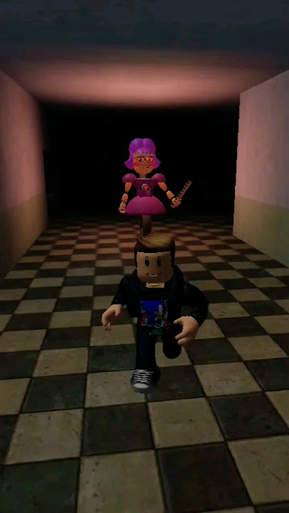 roblox chased by scary girl #djviral #roblox #obby #shorts #games #brookhaven #sakura