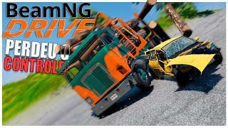 Corrida descendo o morro a mais de 300km/h com Batidas e Queda livre no BeamNG Drive com Mods