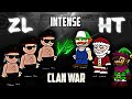 Mini militia zl vs ht pro clan war v5