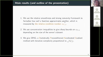 FLOW Seminar #6: Hadrien Hendrikx (ENS & INRIA) Statistical Preconditioning for Federated Learning