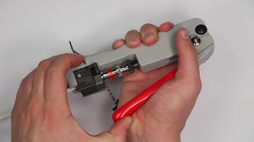 F and BNC compression connectors - installing