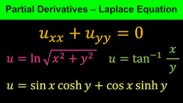 Partial Derivatives - Laplace Equation  - Calculus