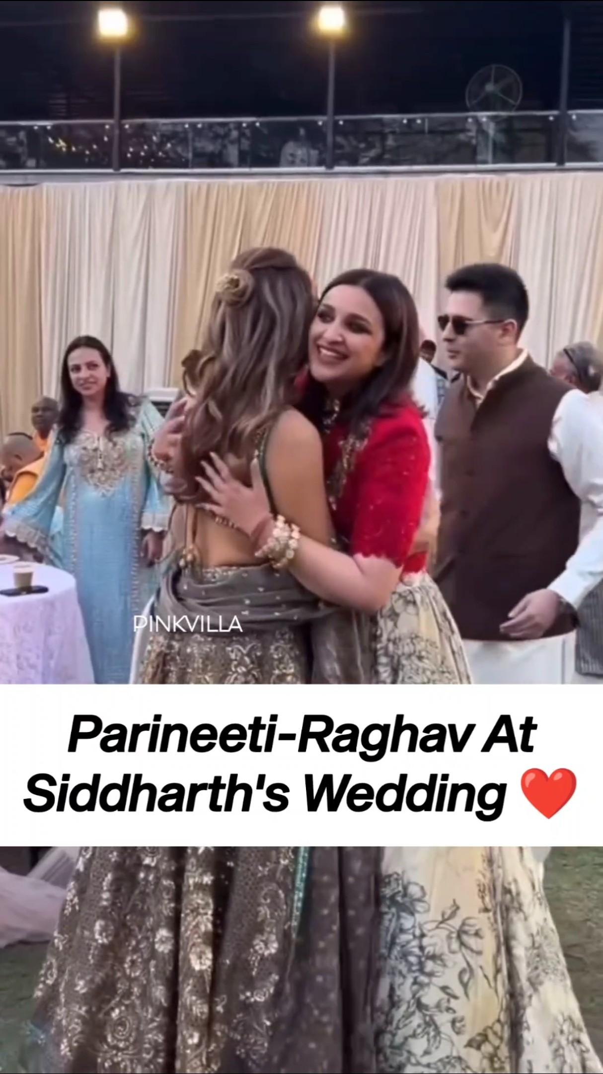 Parineeti Chopra \u0026 Raghav Chadha's INSIDE Videos From Siddharth's Wedding ❤️ #shorts #wedding