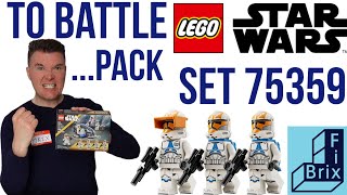 LEGO Star Wars Set 75359 332nd Ahsoka's Clone Trooper Battle Pack REVIEW