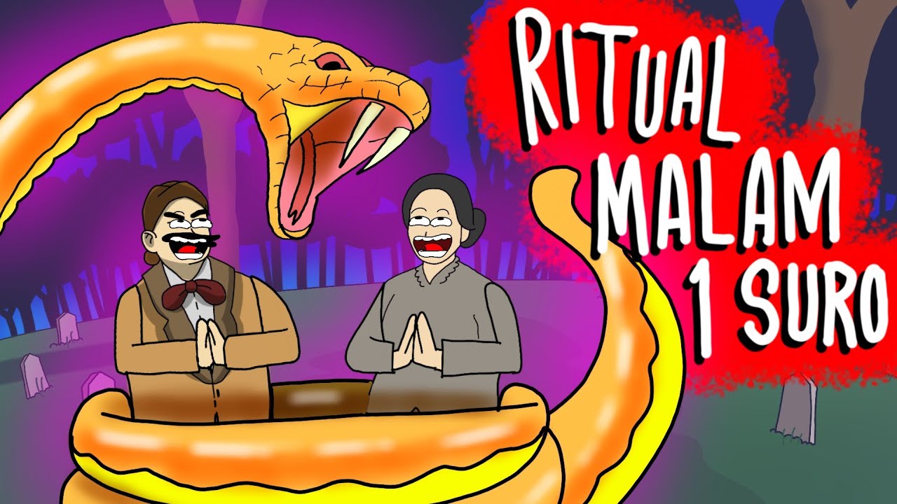 Film Horor Terbaik - TUMBAL PESUGIHAN MALAM SATU SURO #HORORMISTERI - Animasi Horor - Kartun Hantu