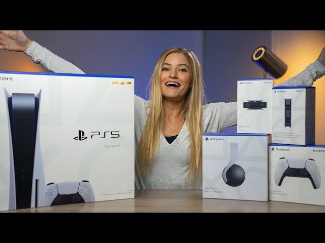 Sony PS5 Unboxing, Accessories & Gameplay 