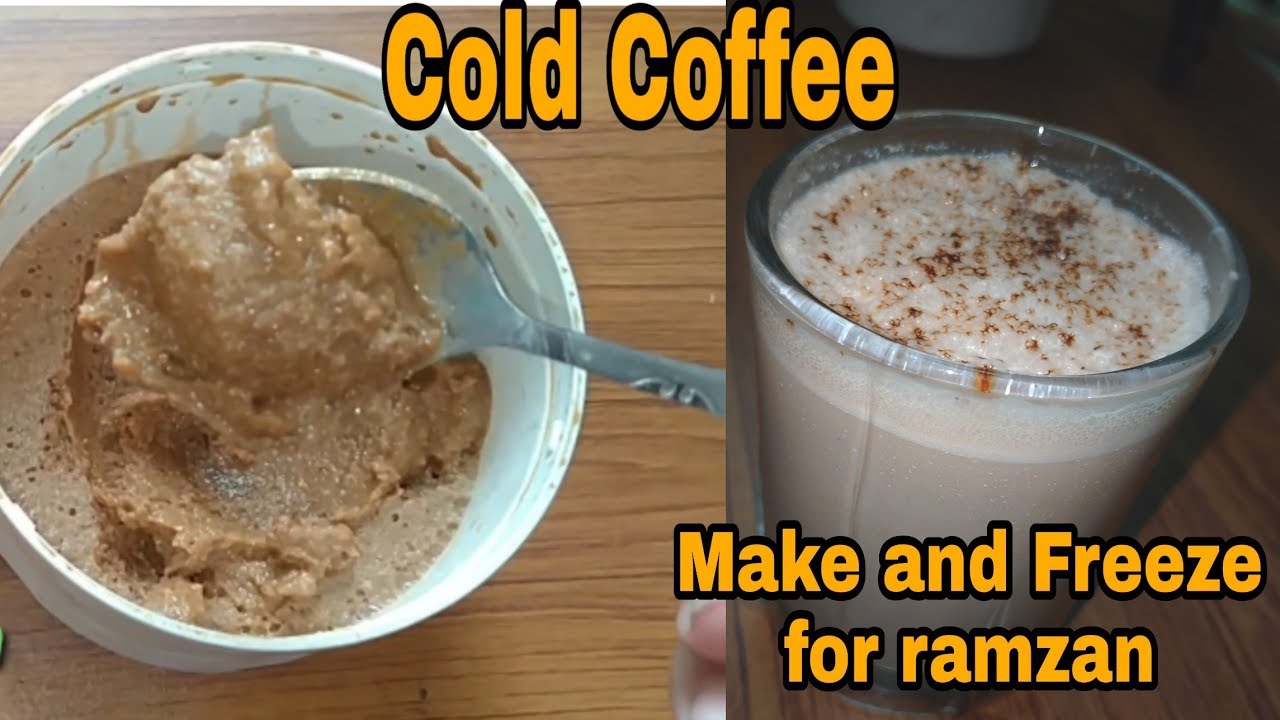 Make And Freeze Iftar Recipes | Cold Coffee Recipe Make And Freeze
