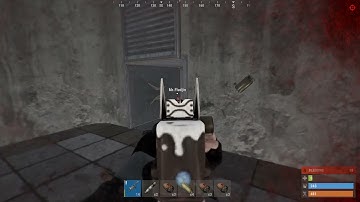 Rust - Outpost Tunnels... panic jump ftw
