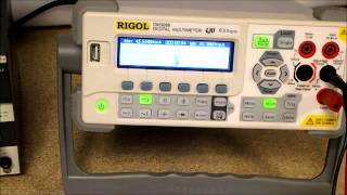 RIGOL DM3068 DMM MultiMeter MAX current drain monitoring using Math_Stat_Trend