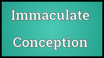 Immaculate Conception Meaning