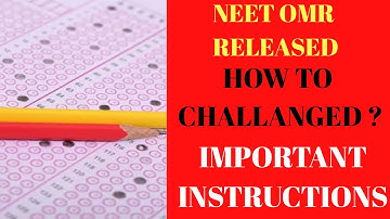 NEET 2019 OMR Sheet Released 🔥 RESPONSE SHEET RELEASED 🔥OMR SHEET CHALLANGED