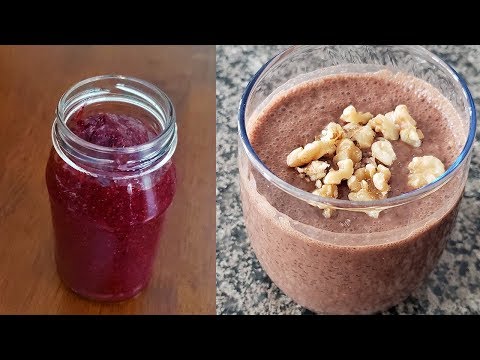 2 Easy Ways to Use Chia Seeds | Chia Seed Jam and Chia Seed Pudding