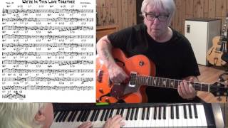 Video thumbnail of "We're In This Love Together - Jazz guitar & piano cover ( Keith Stegall )"