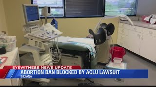 Abortion ban blocked by ACLU lawsuit
