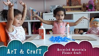 Flower Craft from Recycled Materials