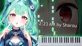Vignette de la vidéo "Rushia BGM / 2:23AM - しゃろう [Piano cover]"