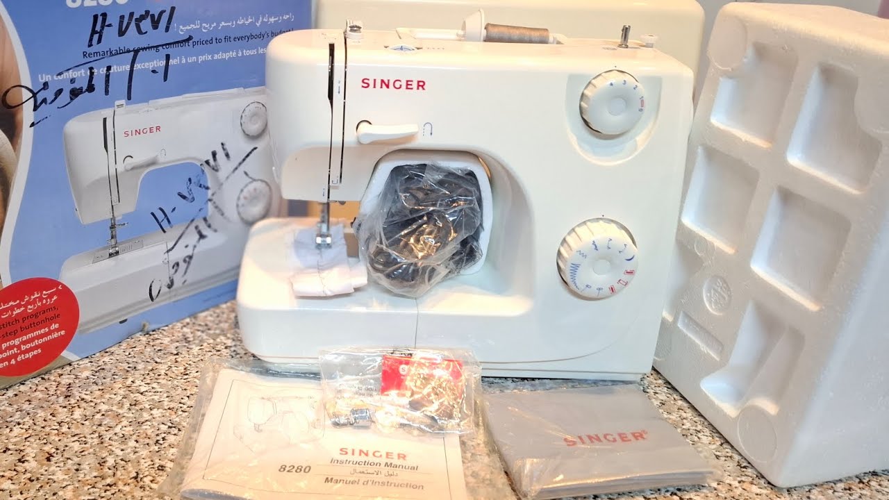 طريقه استخدام ماكينة خياطه سنجر موديل 8280 متعدد الوظائف #اكسبلور #متاح #مكنتي