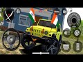 🔥 New Modified Mahindra Thar Game | Indian Car Simulator | Thar Driving &amp; Off-Road Gameplay(Android)