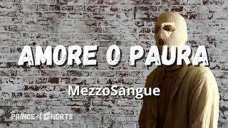 Amore o Paura - Mezzo Sangue (testo | lyrics)