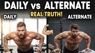 |Doing Pushups Daily vs Alternate Days |– Which Is Better..🤔 #Rhushyafitness  #youtuber #motivation