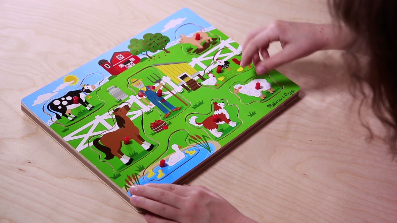 Melissa & Doug Sound Puzzle Old MacDonald's Farm