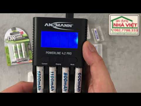 Video Thực nghiệm đo dung lượng thực các loại pin sạc... - youtube