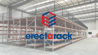 Pallet Racking Supported Floor Mezzanine  By Erect A Rack
