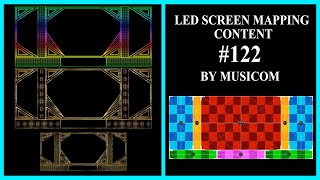 Led Screen Design 122 | 5 Variants | Led Mapping | By Musicom