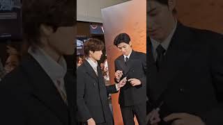 Pond looking back at Phuwin & as usual he's on his “You first” agenda 🤭they look like royal princes👑 Wealth