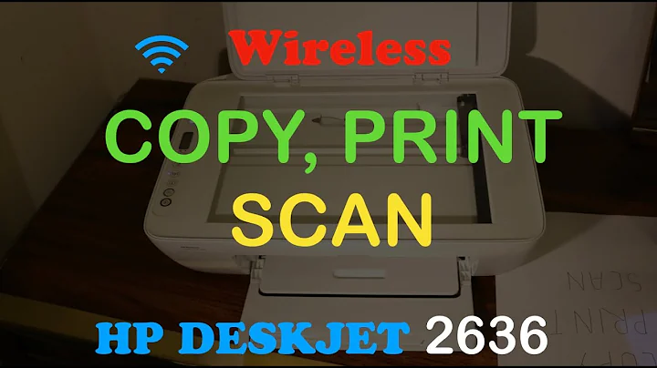 How to PRINT, SCAN & COPY with HP Deskjet 2636 All-In-one Printer review ?