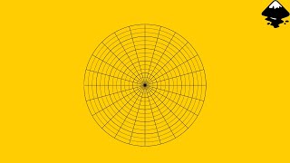 How to use the polar grid tool in Inkscape
