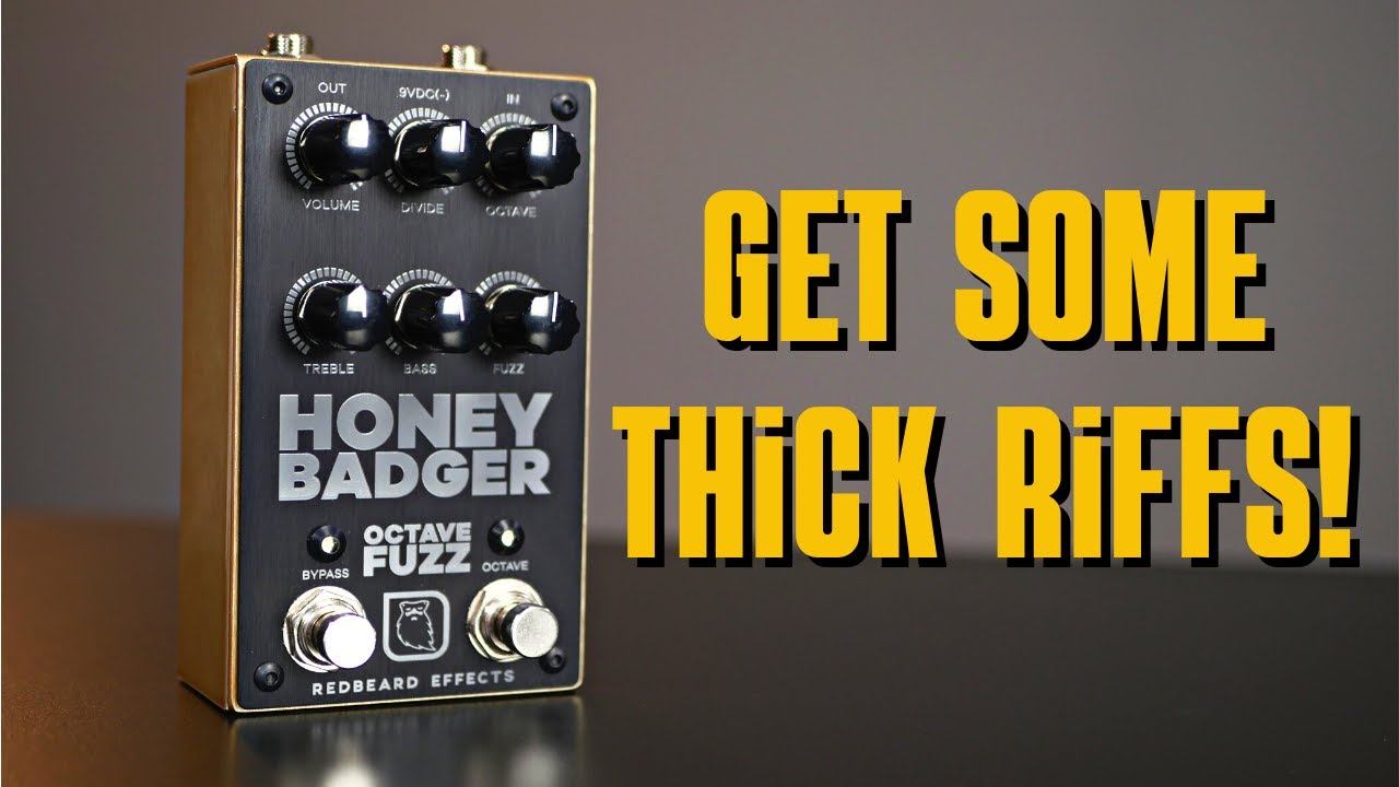 Single-Note-Riff Fun! - Redbeard Effects Honey Badger Octave Fuzz